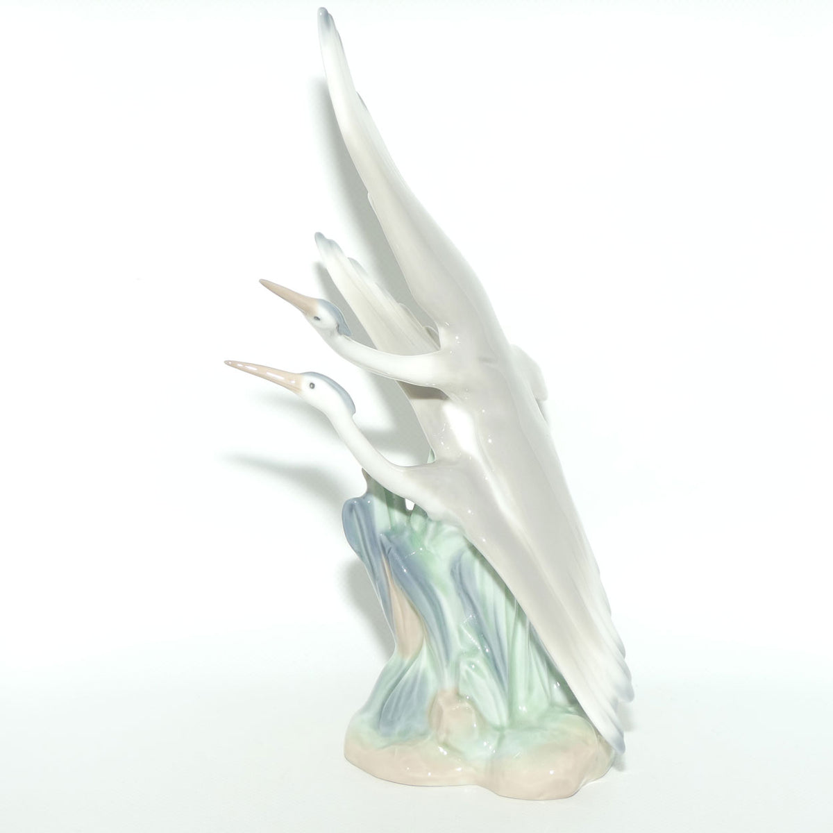 Nao by Lladro figure Cranes in Flight | Flying Herons | #0044