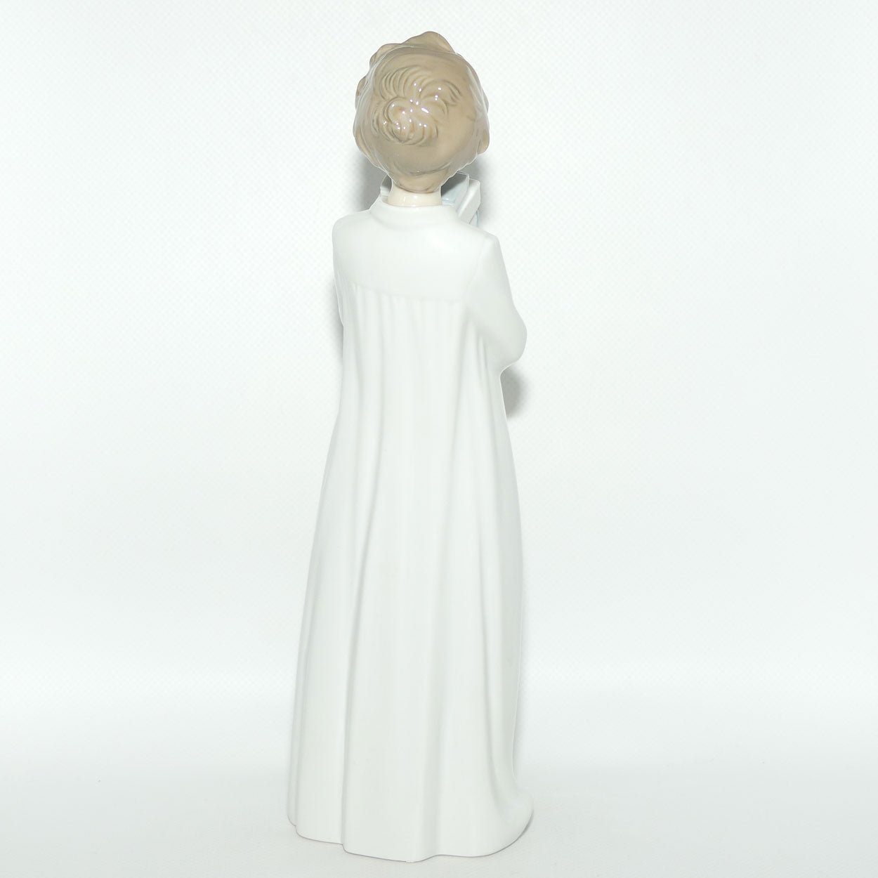 Nao by Lladro figure Boy in Nightshirt with Books | #0233 | #2