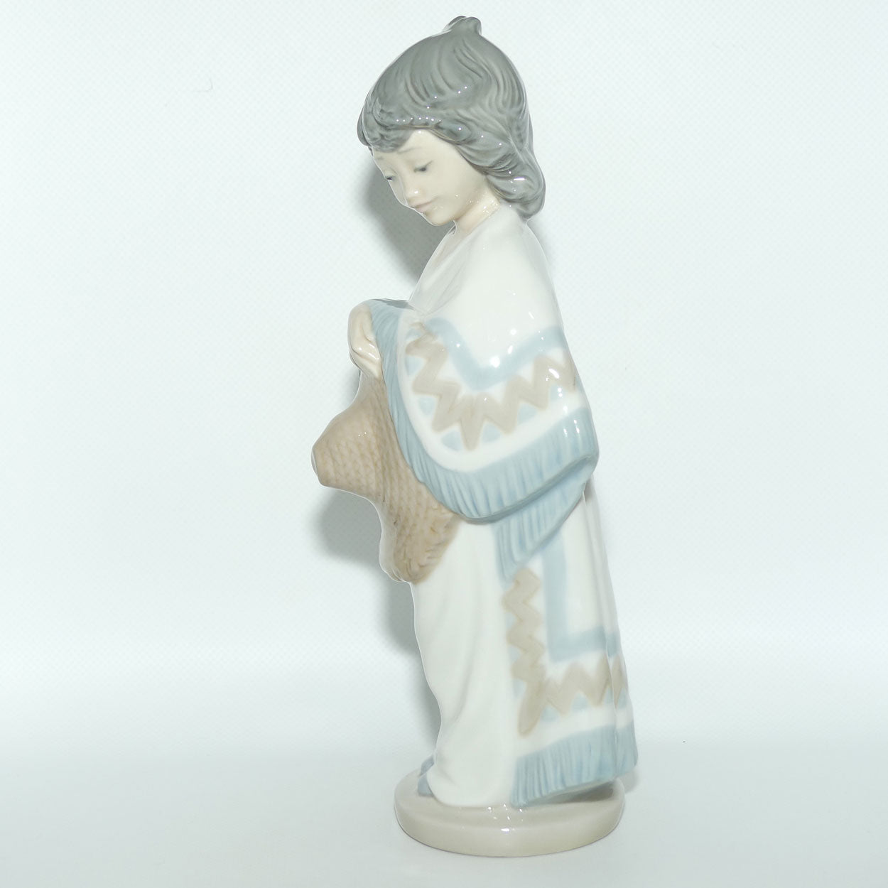 Nao by Lladro figure Mexican Boy holding Sombrero | #0360