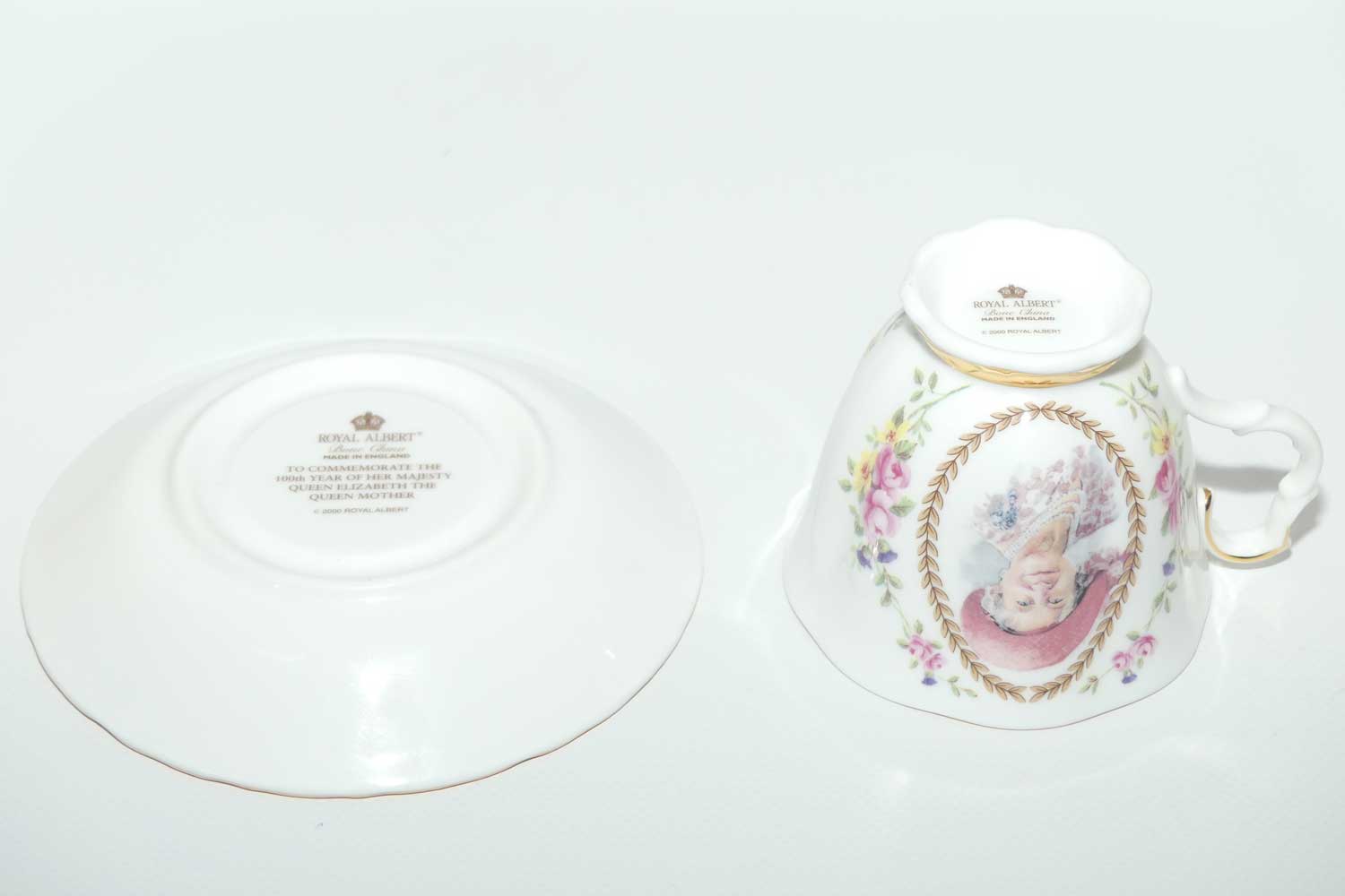 Royal Albert duo | 100th Year of H.M. Queen Elizabeth The Queen Mother