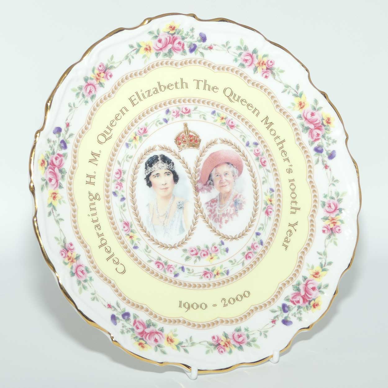Royal Albert plate | 21cm | 100th Year of H.M. Queen Elizabeth The Queen Mother