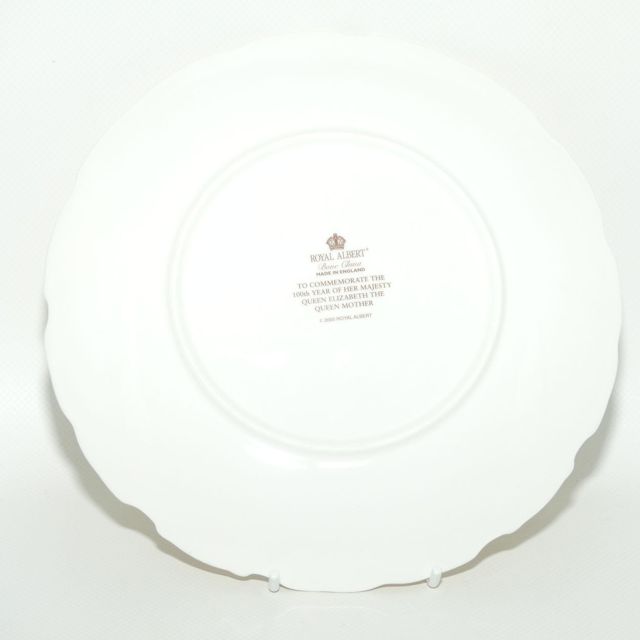 Royal Albert plate | 21cm | 100th Year of H.M. Queen Elizabeth The Queen Mother | boxed