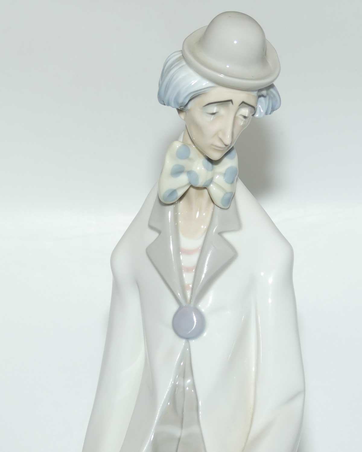 Lladro figure Clown with Concertina | Gloss | #1027
