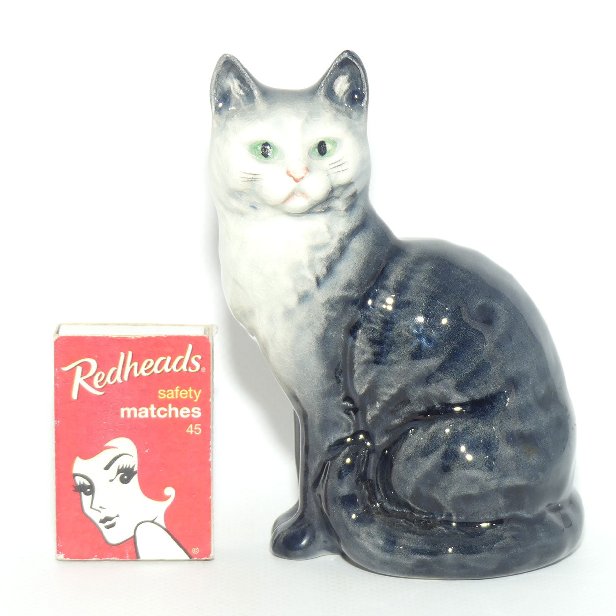 #1031 Beswick Cat | Grey Smoky Blue