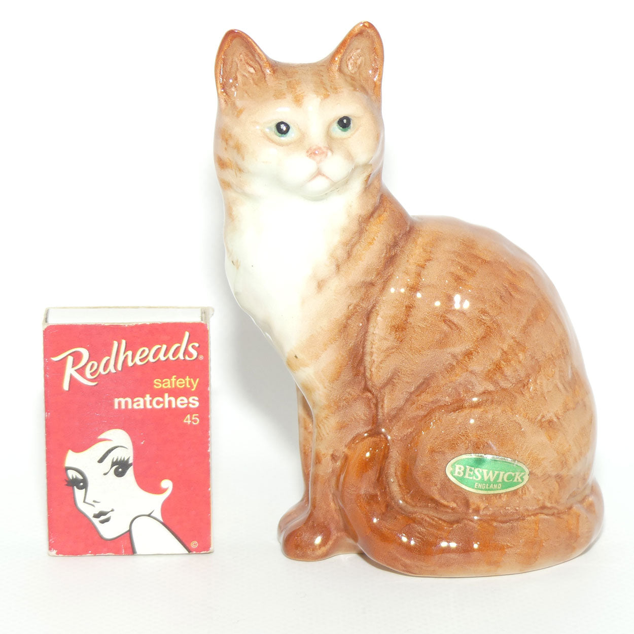 #1031 Beswick Cat | Ginger Striped