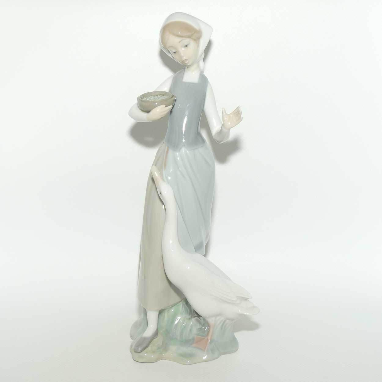 Lladro ゴルファー フィギュア 4934 Lladro figure Girl with Duck