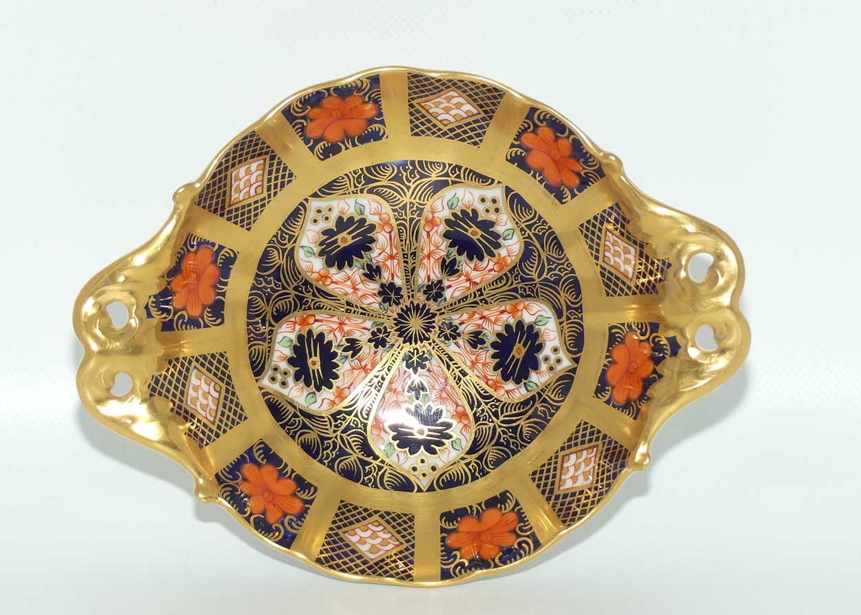 Royal Crown Derby Imari 1128 solid gold band sweet dish | 2nd