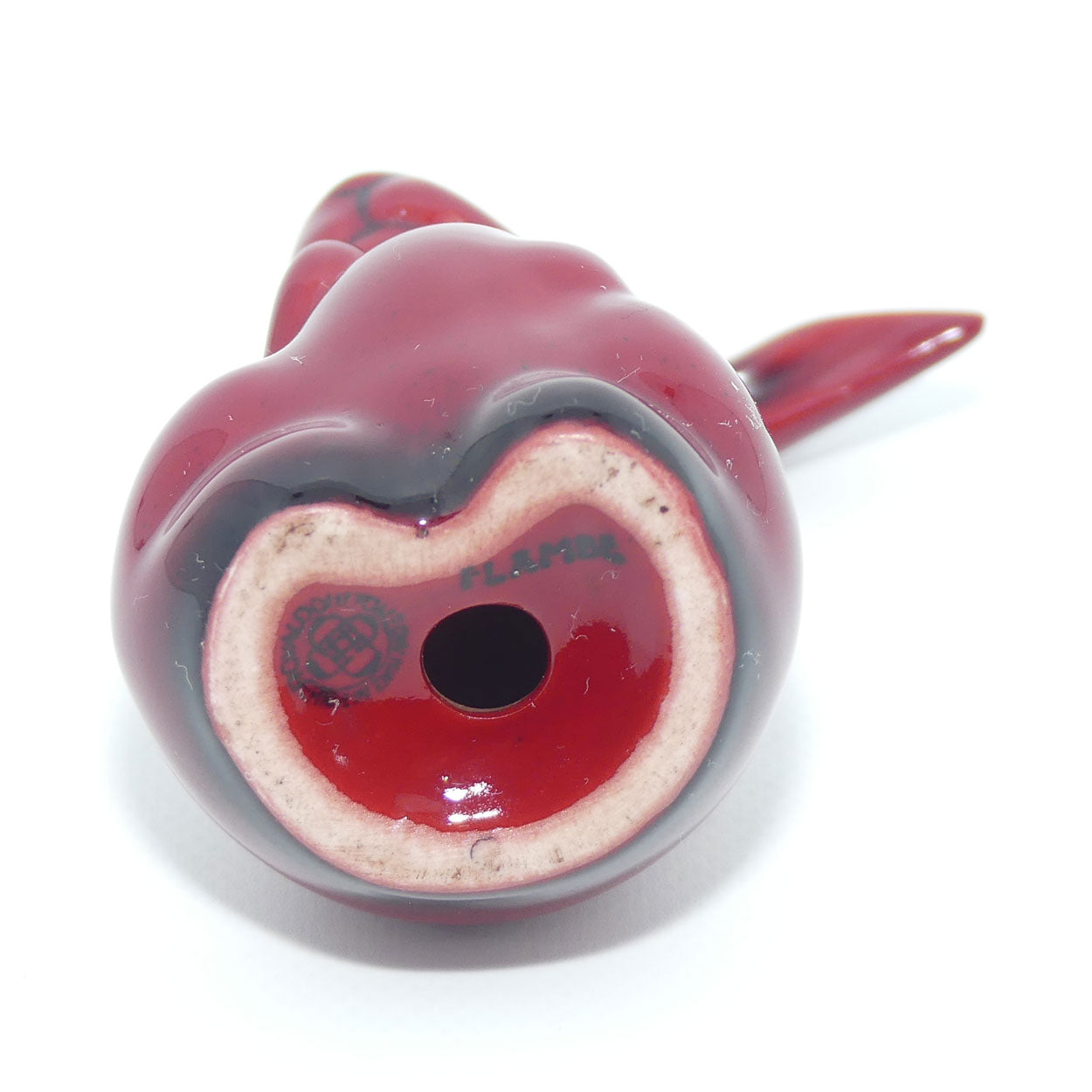 1165-royal-doulton-flambe-figure-lop-eared-rabbit-very-small