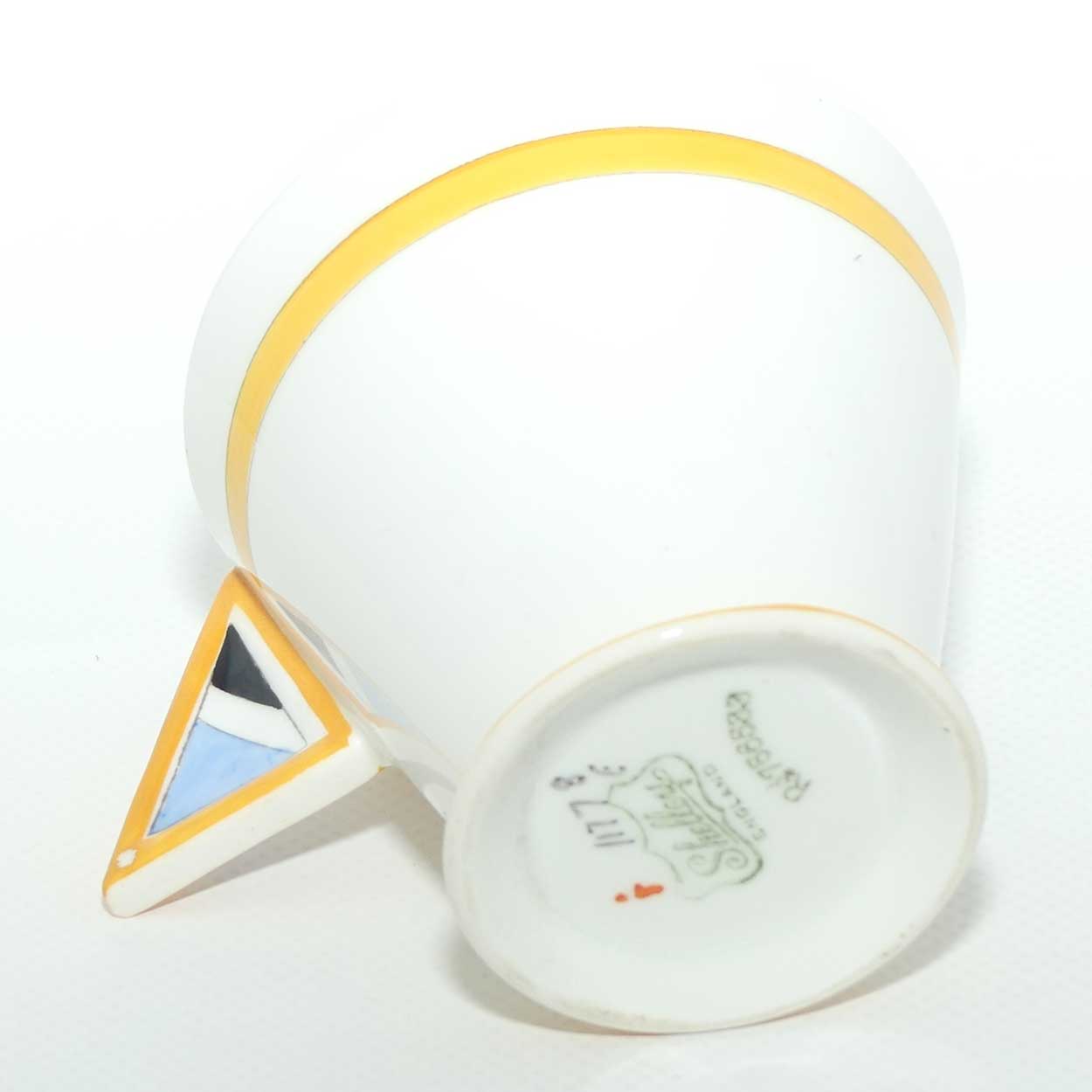 Shelley Mode shape Yellow and Blue J pattern trio | Pure Art Deco | 11778