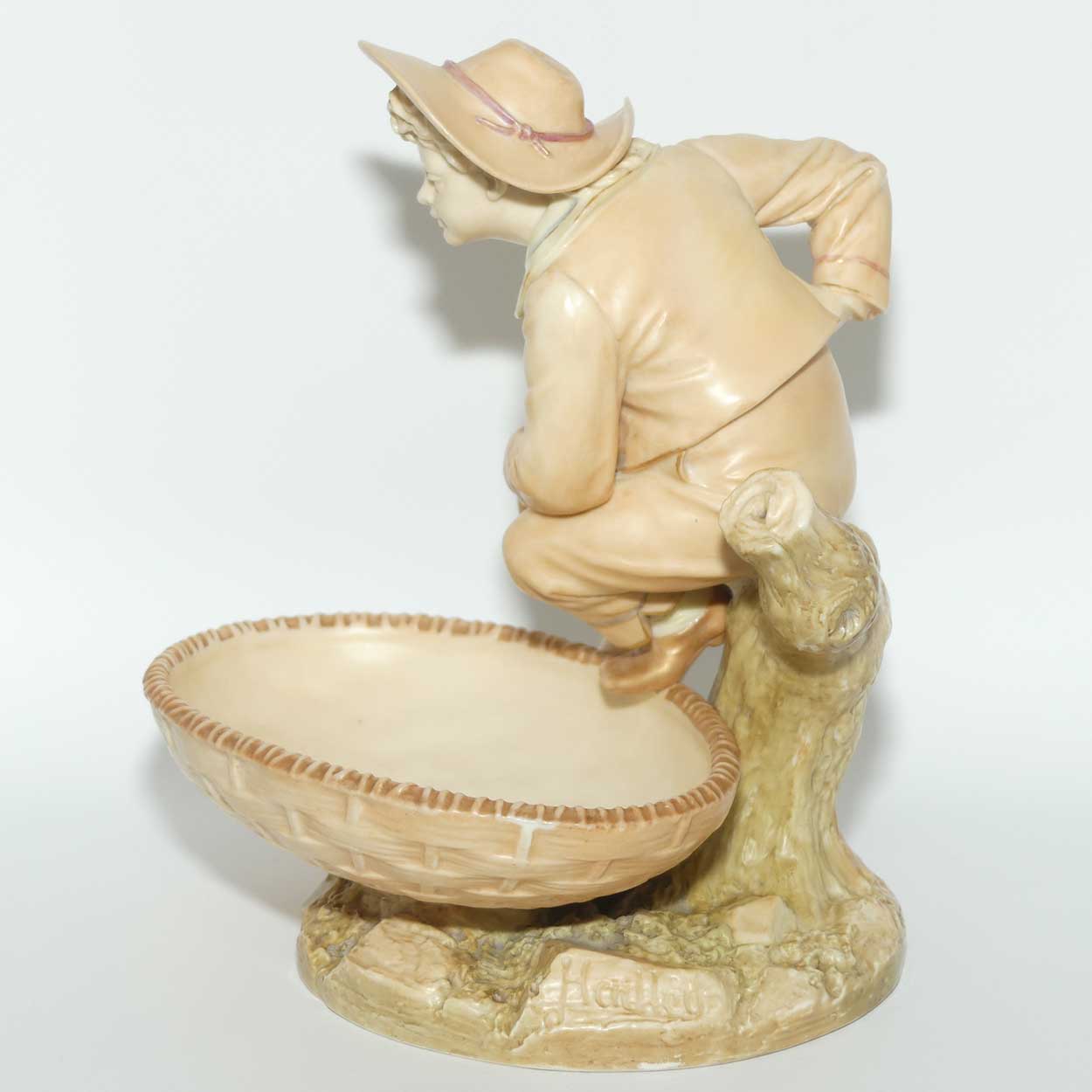 Royal Worcester figure Boy in Tree | Model 1177 | James Hadley