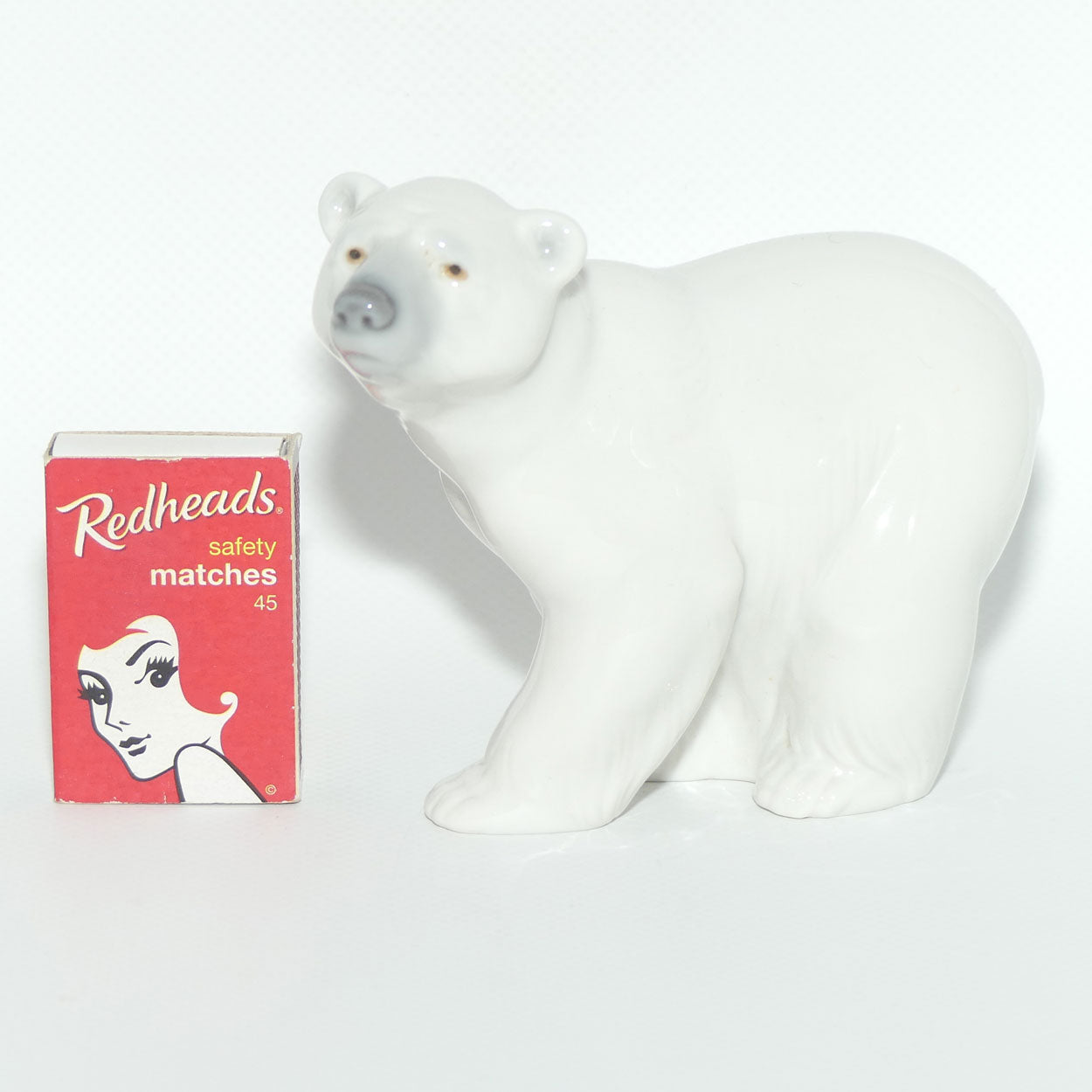Lladro figure Polar Bear | Attentive | #1207 | #2