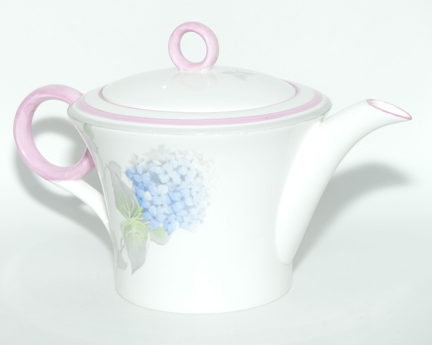 Shelley Regent shape Lilac pattern tea pot | Pink and Blue | 12385