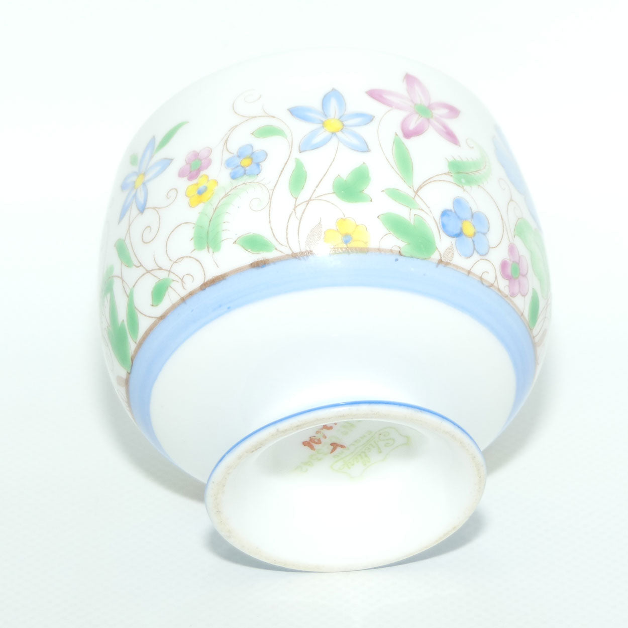 Shelley Kent shape Blue Anemone trio | Blue trim | H12606
