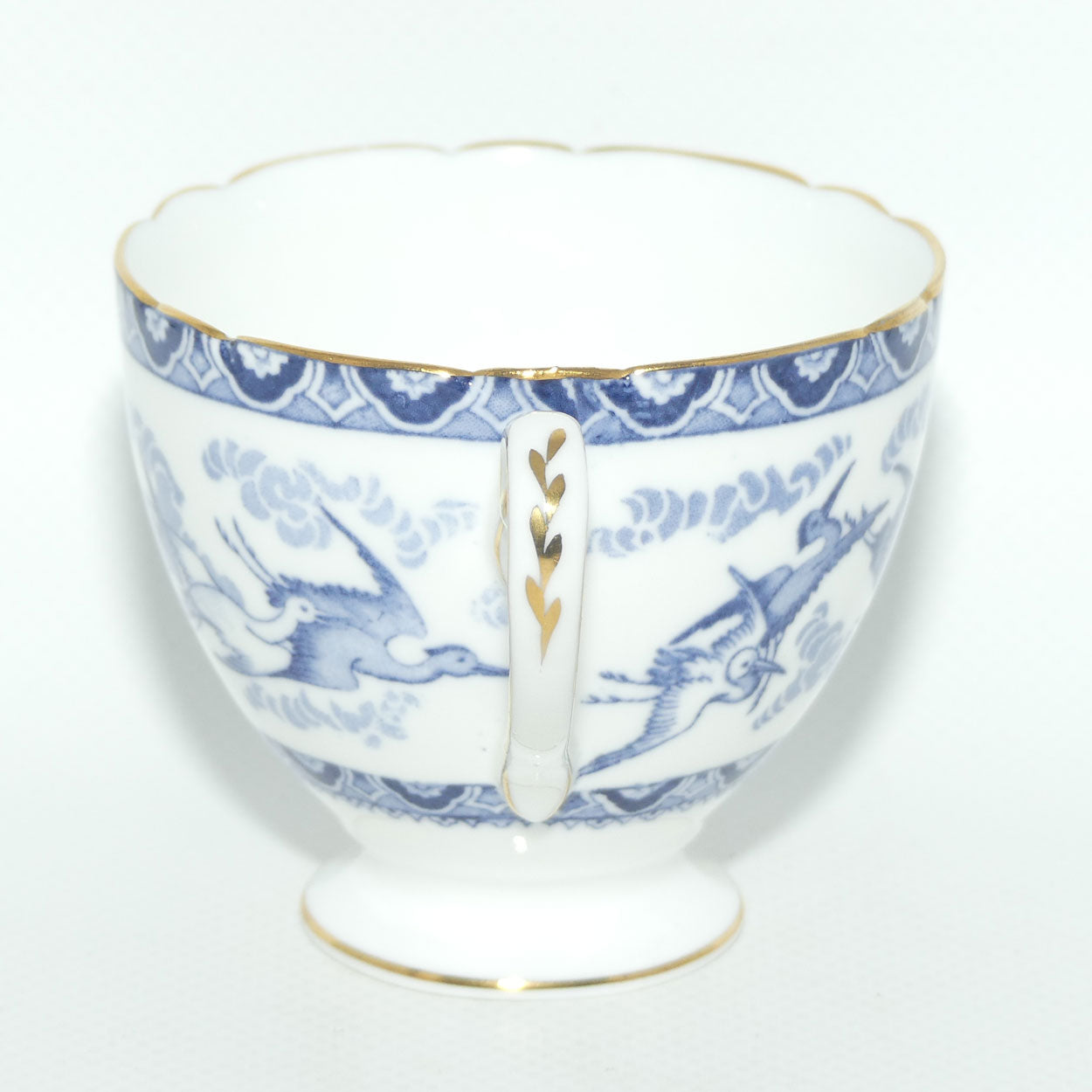 Shelley Ripon shape Blue Storks pattern trio | Small size | 12782