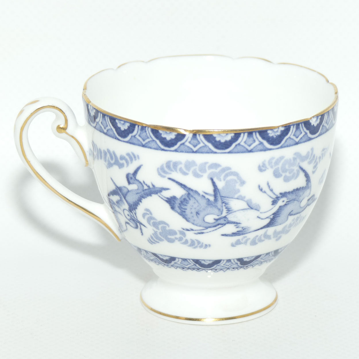 Shelley Ripon shape Blue Storks pattern trio | Small size | 12782