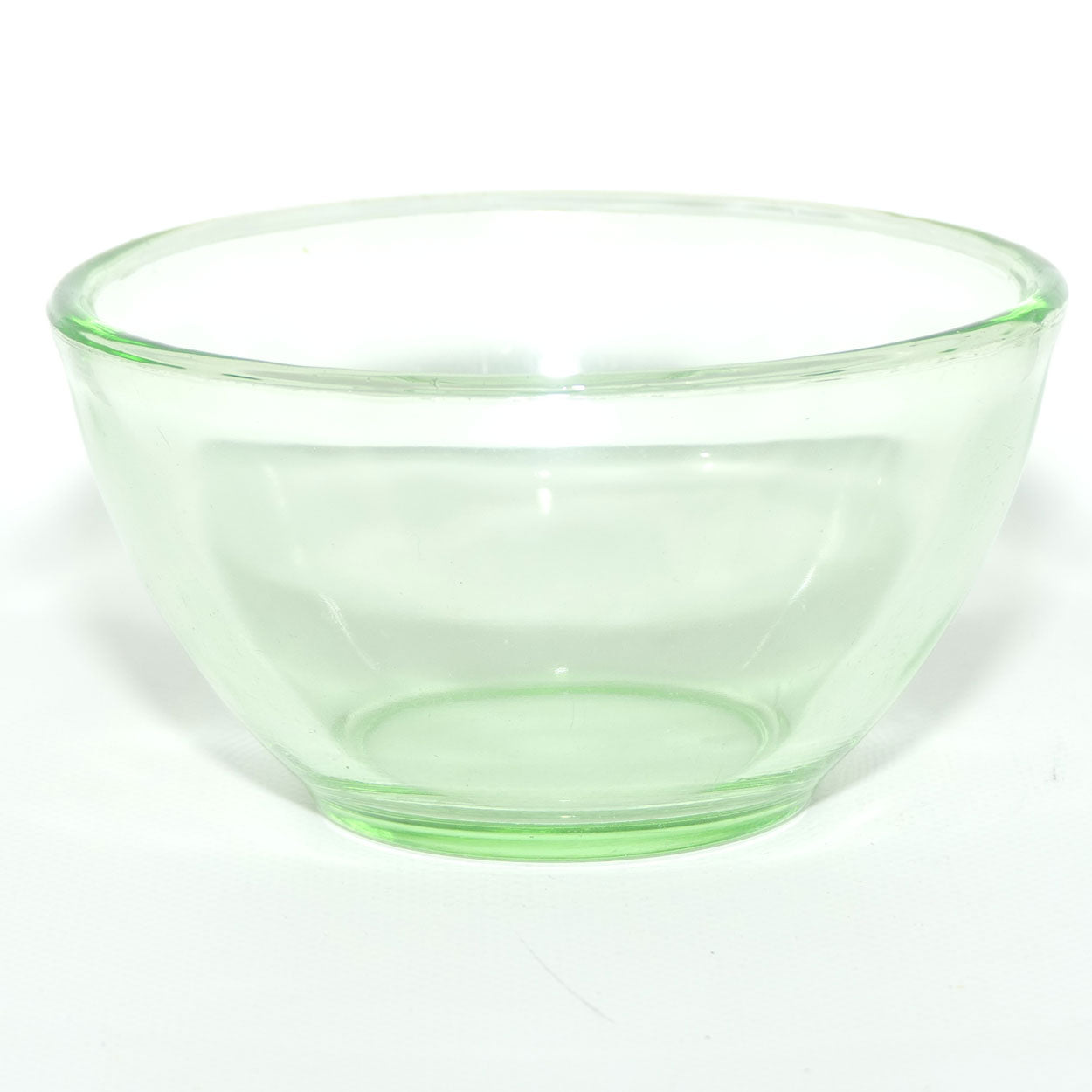 Green Depression Glass mixing bowl | 12.5cm diam
