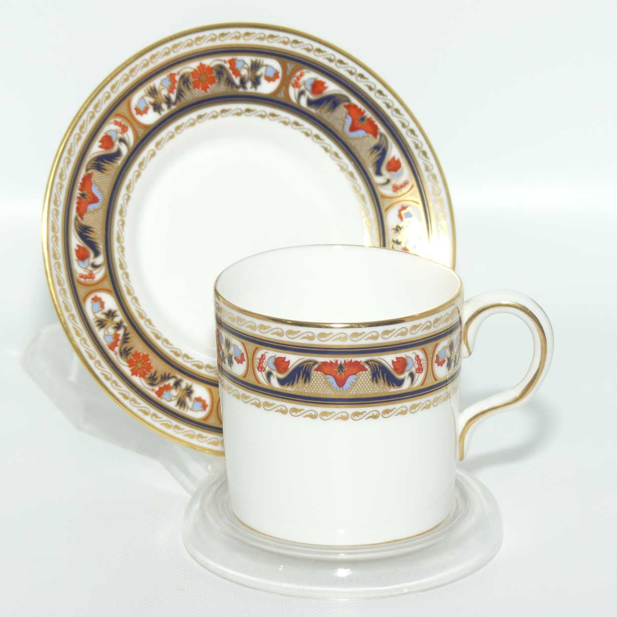Royal Crown Derby Chardonnay pattern coffee duo | 2nd