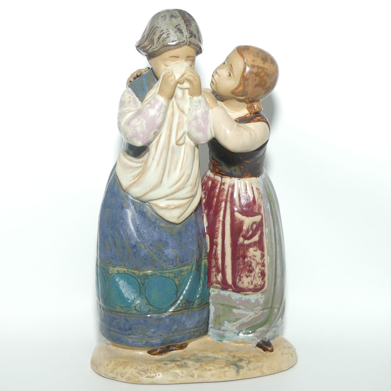 Lladro figure Comforting her Friend | Gres | #1326