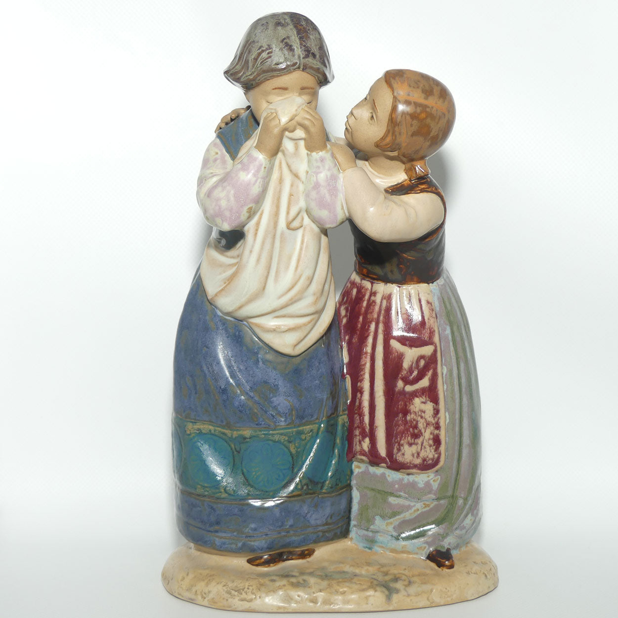 Lladro figure Comforting her Friend | Gres | #1326