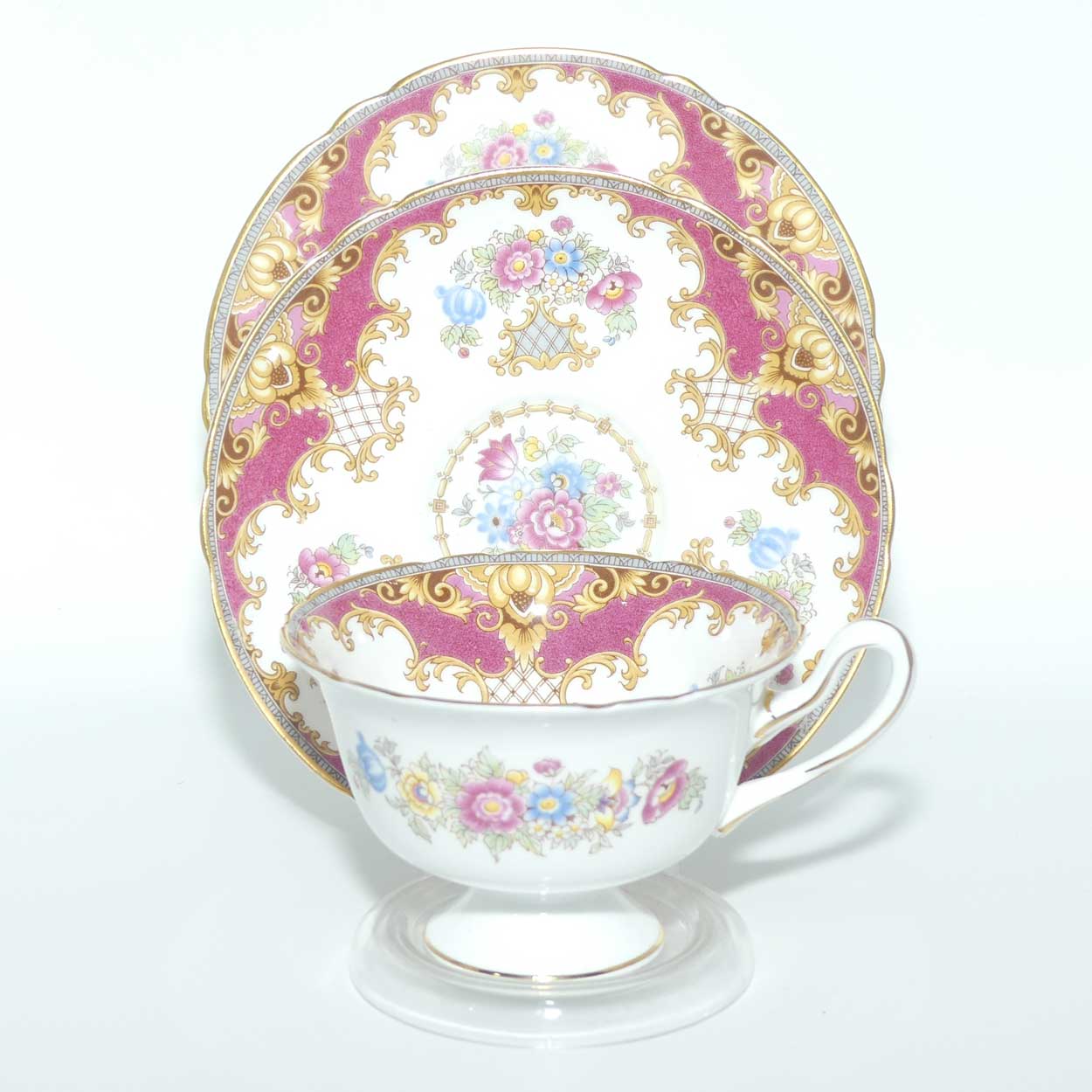 Shelley Gainsborough shape trio | Sheraton pattern | #13289