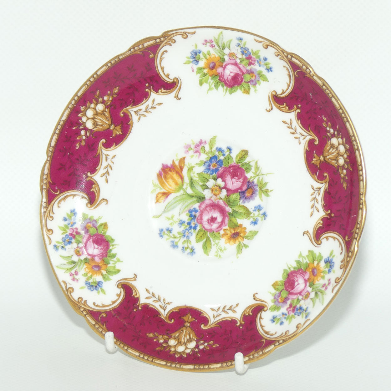 Shelley Duchess pattern tea saucer | 13401 | 14.2cm diam