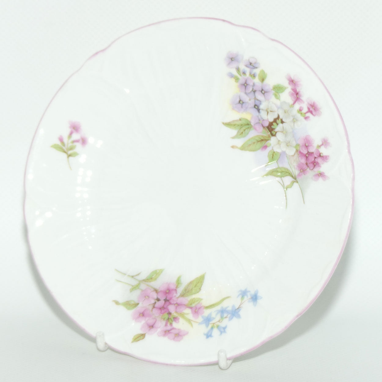 Shelley Oleander shape Stocks pattern tea plate | 13428 | 15.3cm diam