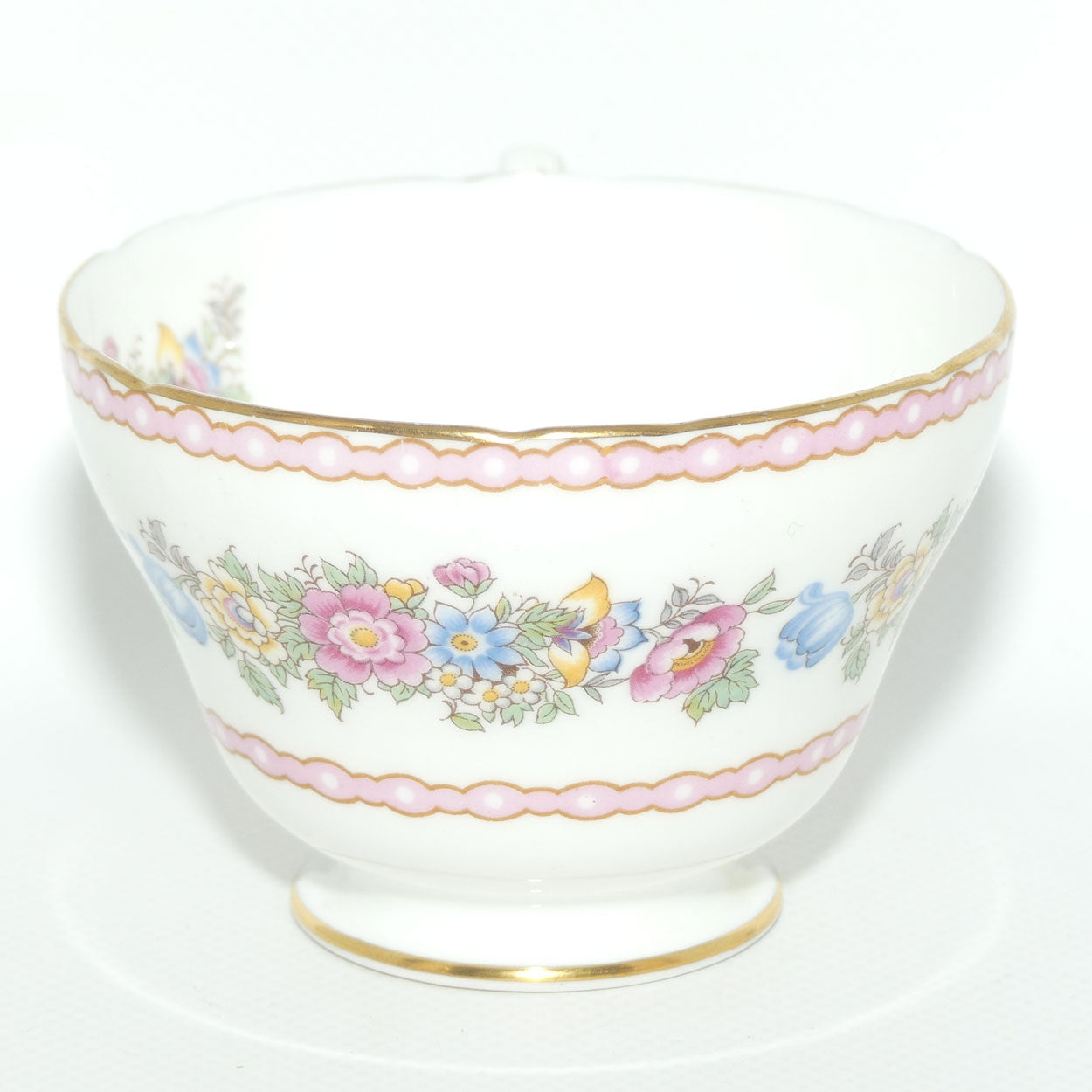 Shelley Henley shape Pompadour pattern with Gilt trim trio | 13516