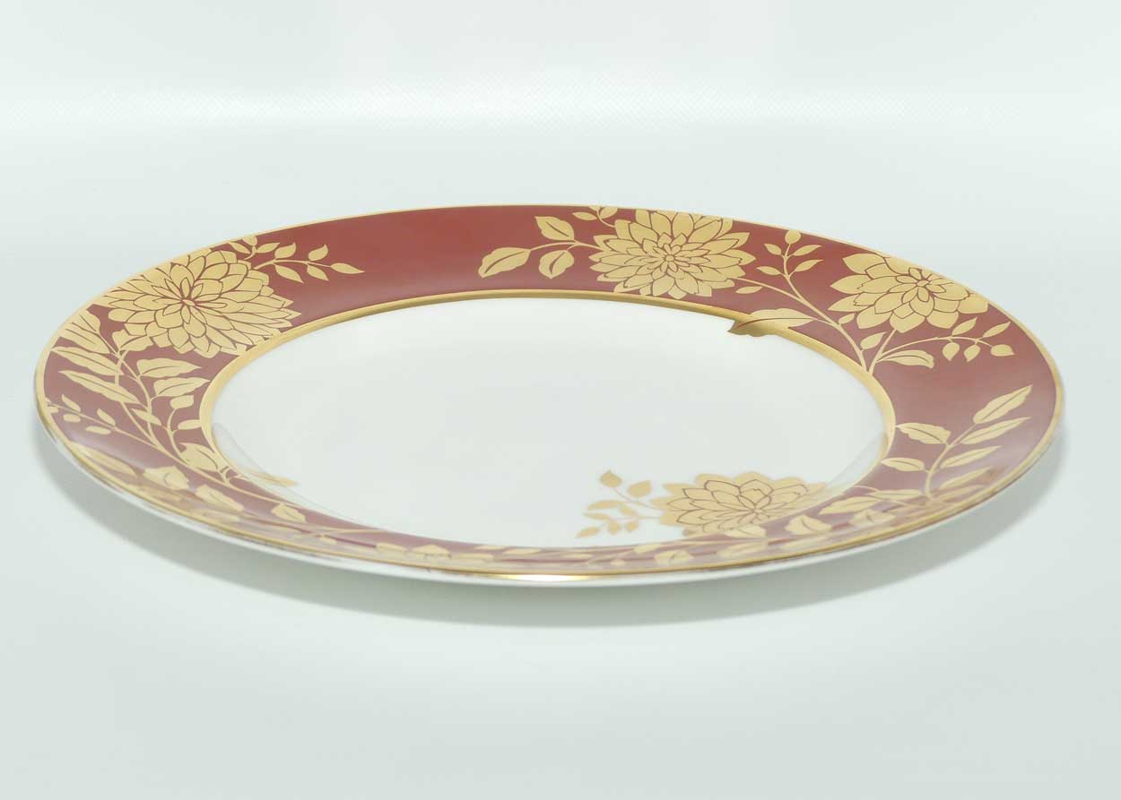 Royal Crown Derby Kimono Red pattern A1352 plate | 21.5cms | 2nd