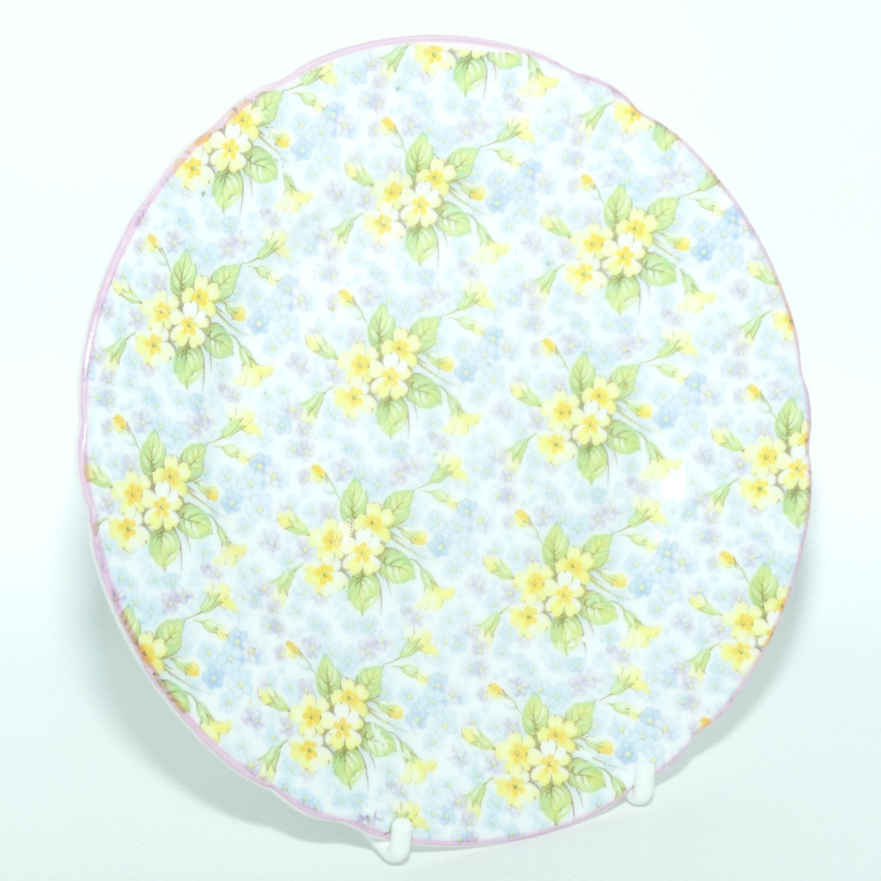 Shelley Richmond shape Primrose Chintz trio | Pink trim | 13587