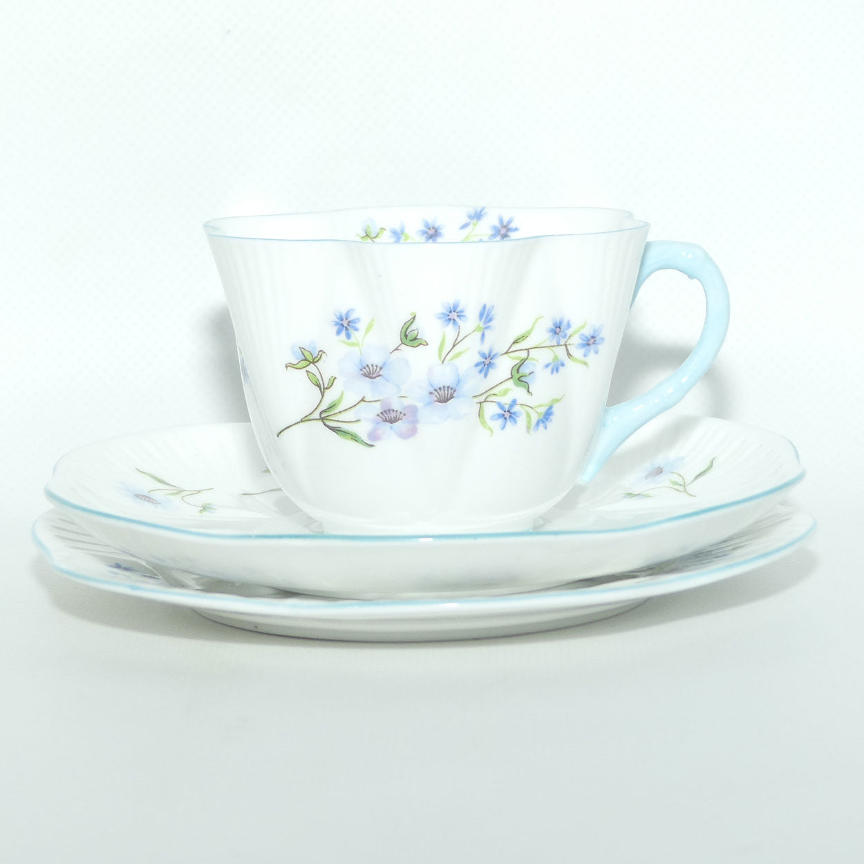 Shelley Dainty shape Blue Rock trio | 13591