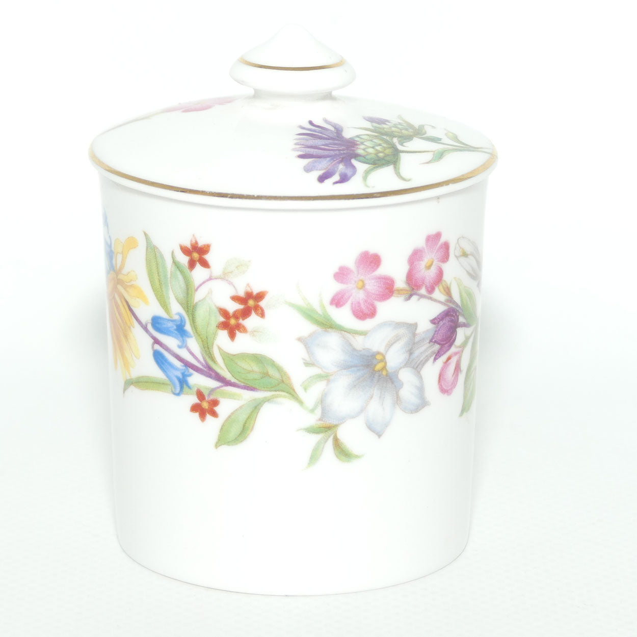 Shelley Spring Bouquet pattern lidded pot | 13651