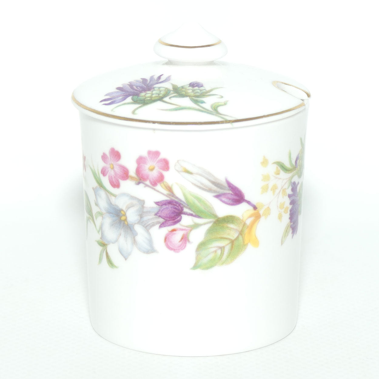 Shelley Spring Bouquet pattern lidded pot | 13651
