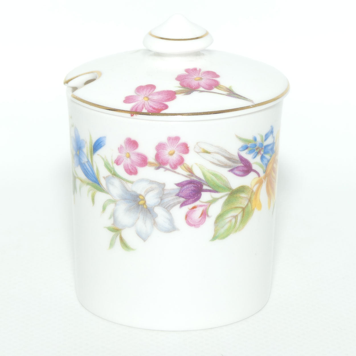 Shelley Spring Bouquet pattern lidded pot | 13651
