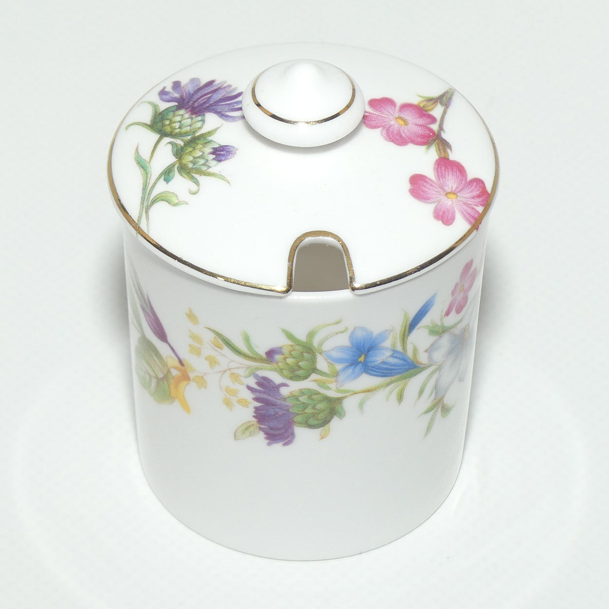 Shelley Spring Bouquet pattern lidded pot | 13651