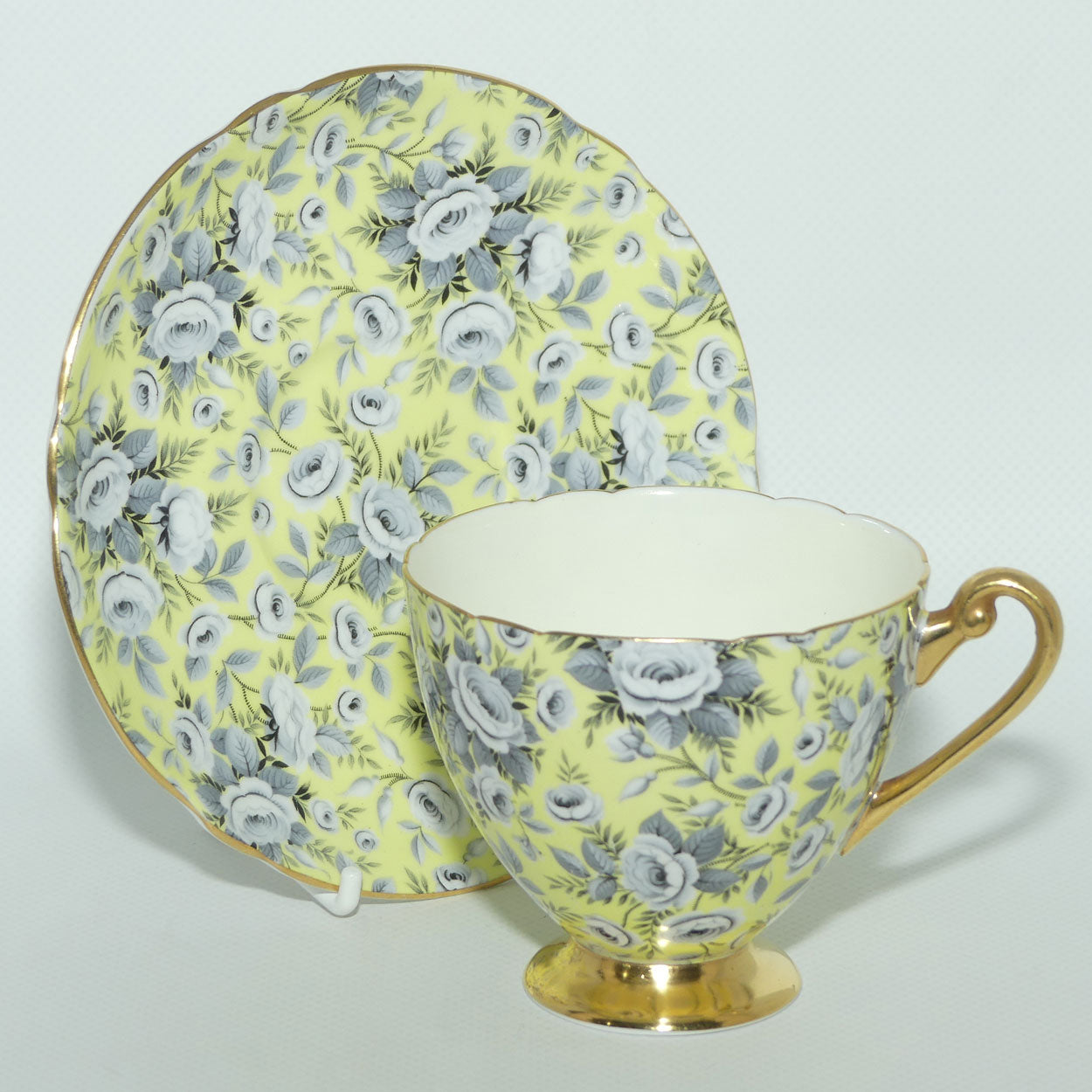 Shelley Ripon shape Tapestry Rose Chintz duo | Yellow | 14125