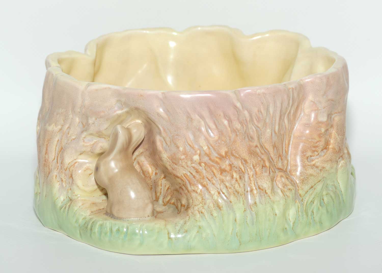 SylvaC #1515 | Bunnies and Pixie Tree Stump trough