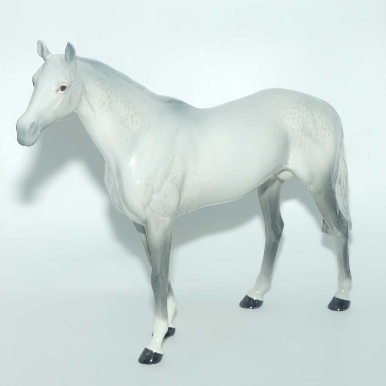 #1564 Beswick Large Racehorse | Grey