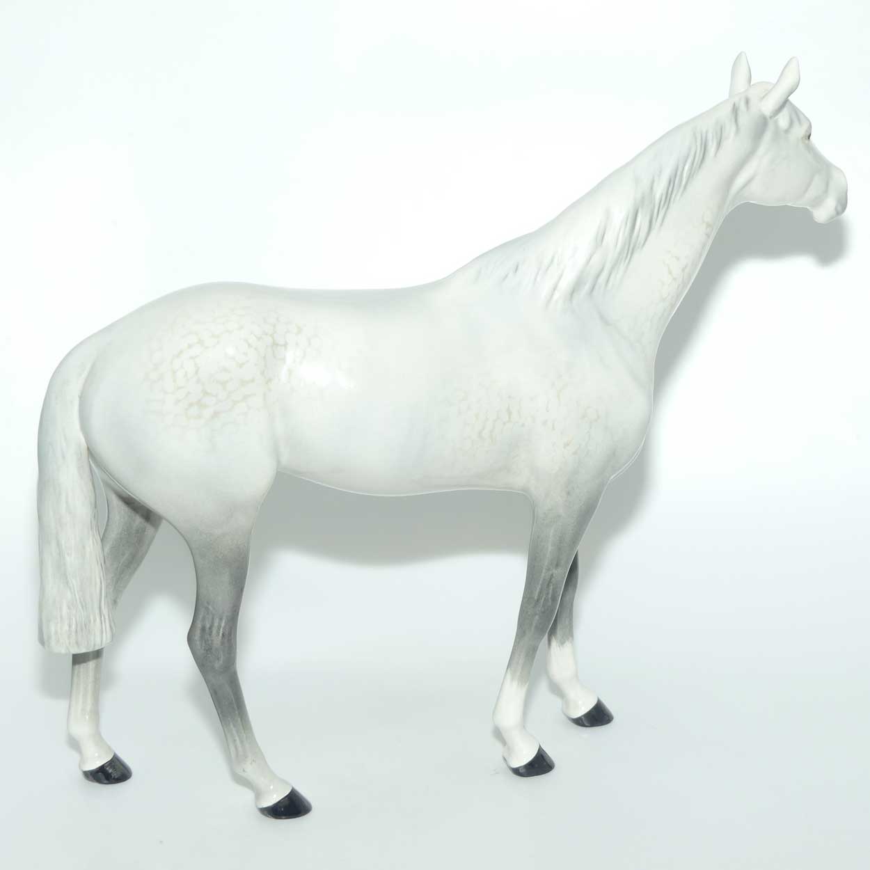 #1564 Beswick Large Racehorse | Grey