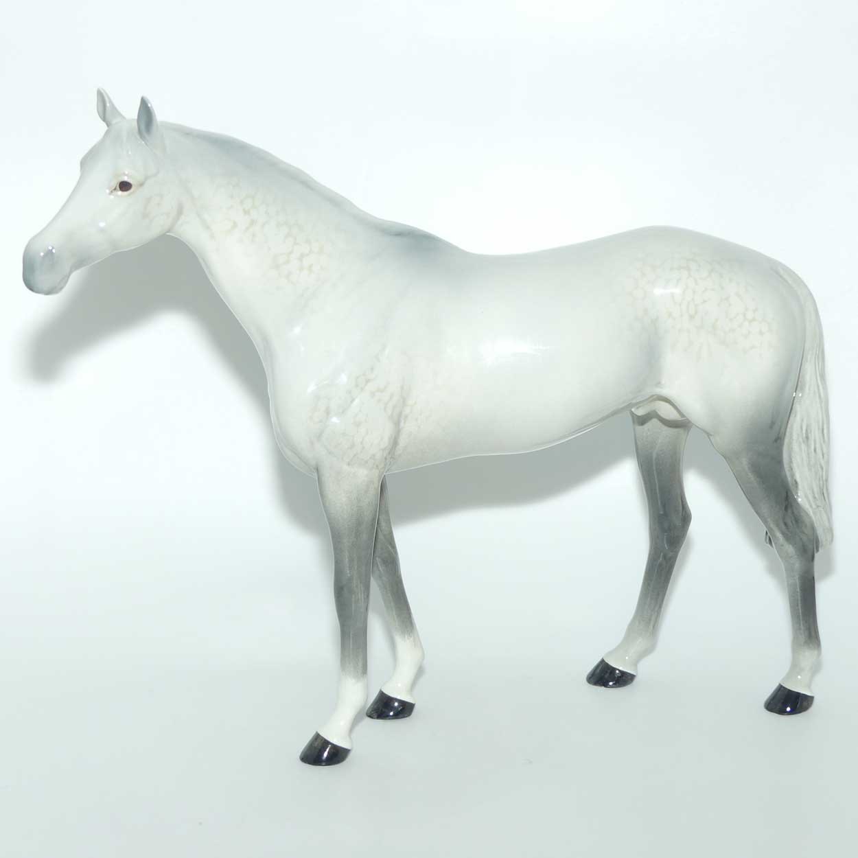 #1564 Beswick Large Racehorse | Grey