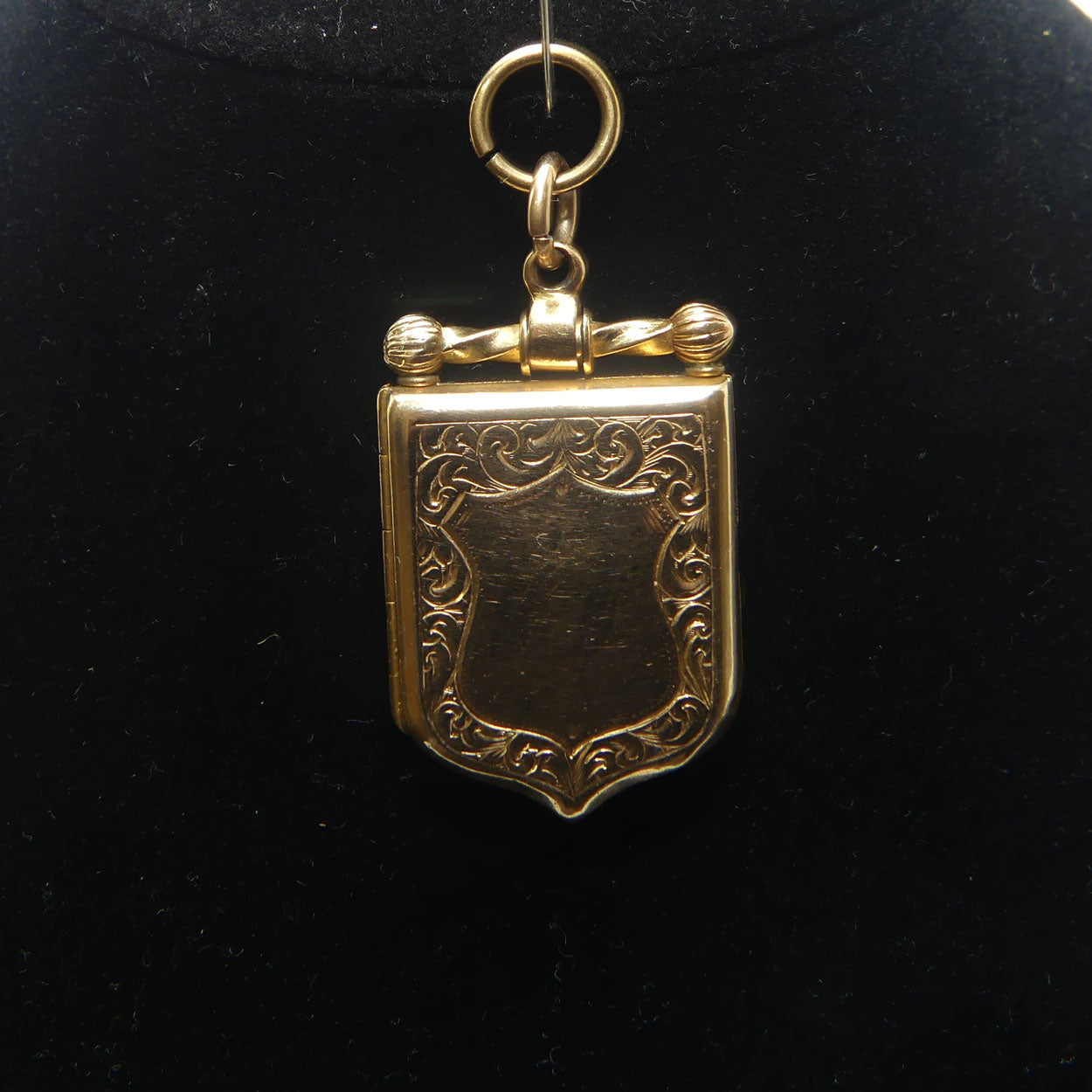 Victorian era 15ct Yellow Gold Garnet and 8 Diamond locket | Valued $8500
