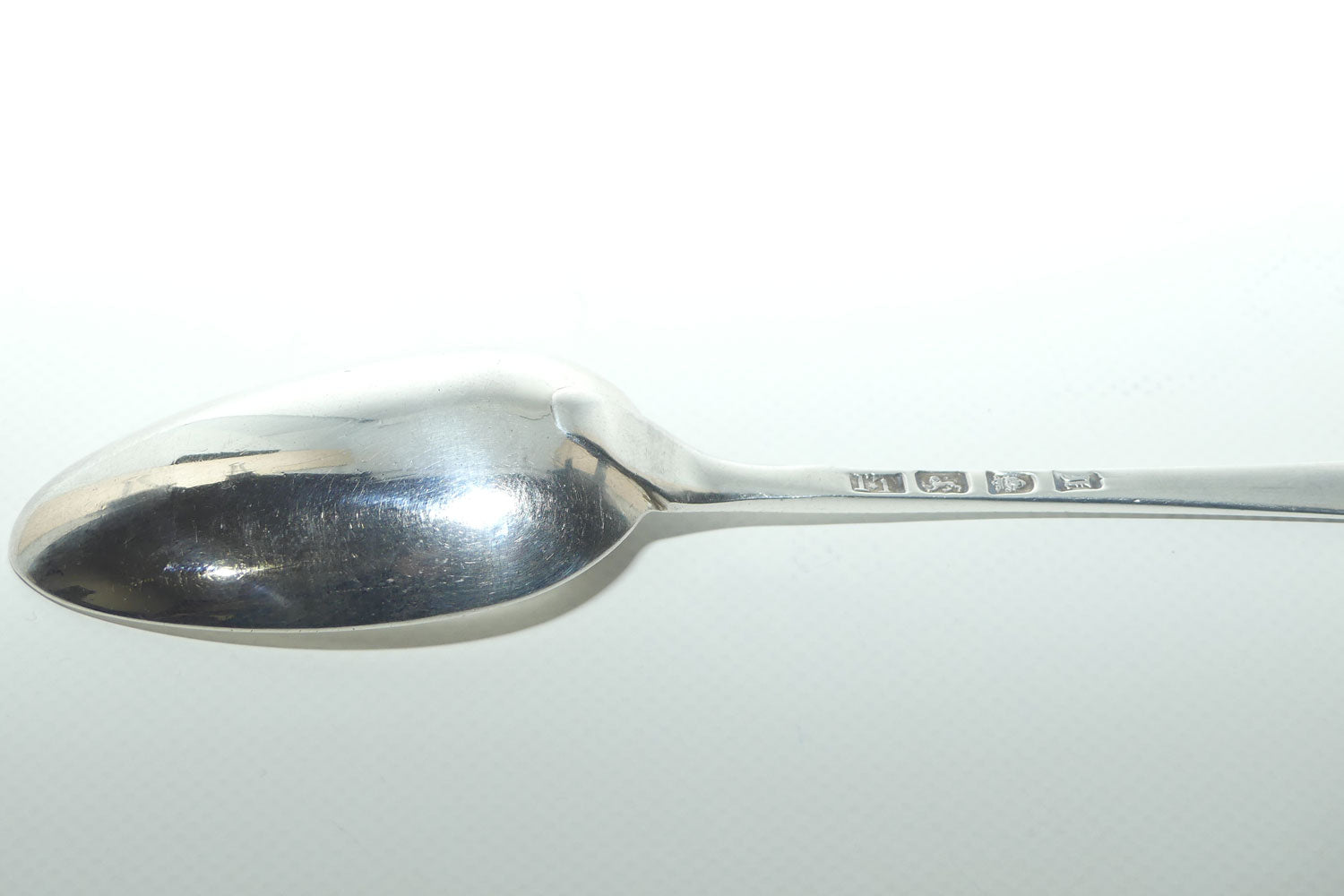 Georgian Sterling Silver Spoon | Old English pattern with Bright Cut edge | London 1763