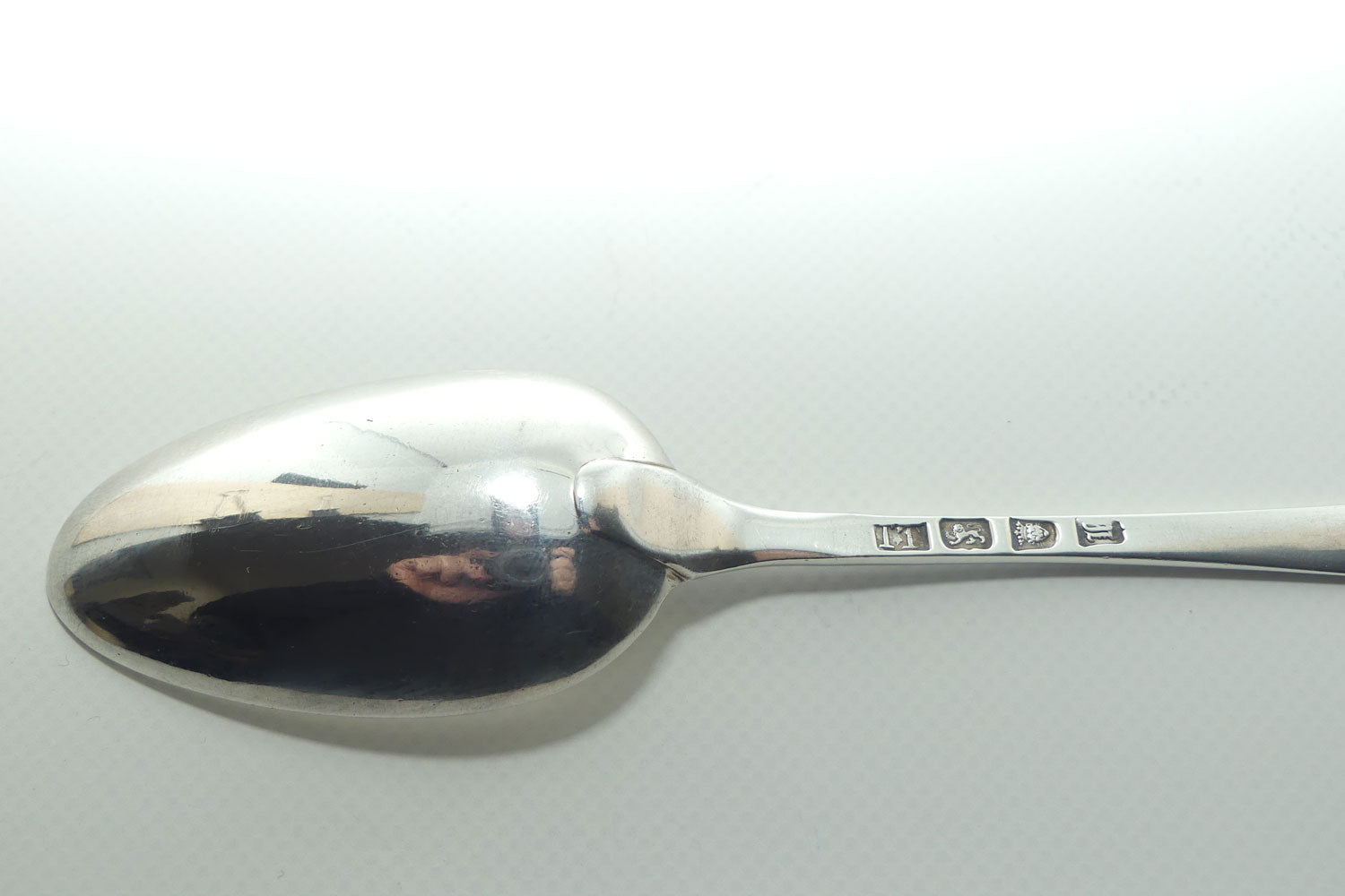 Georgian Sterling Silver Spoon | Old English pattern with Bright Cut edge | London 1763