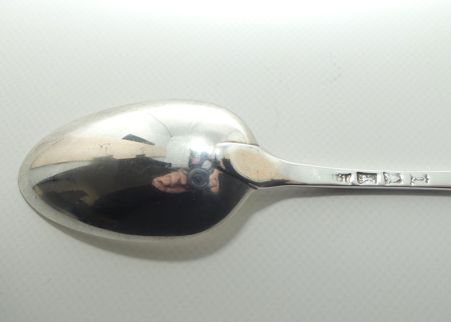 Georgian Sterling Silver Spoon | Old English pattern with Bright Cut edge | London 1764