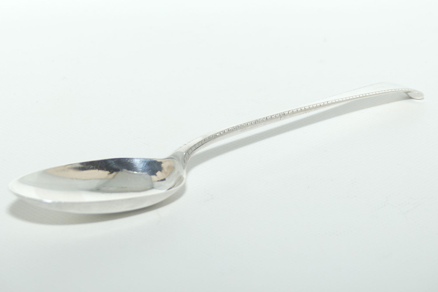 Georgian Sterling Silver Spoon | Old English pattern with Bright Cut edge | London 1770's | Chawner