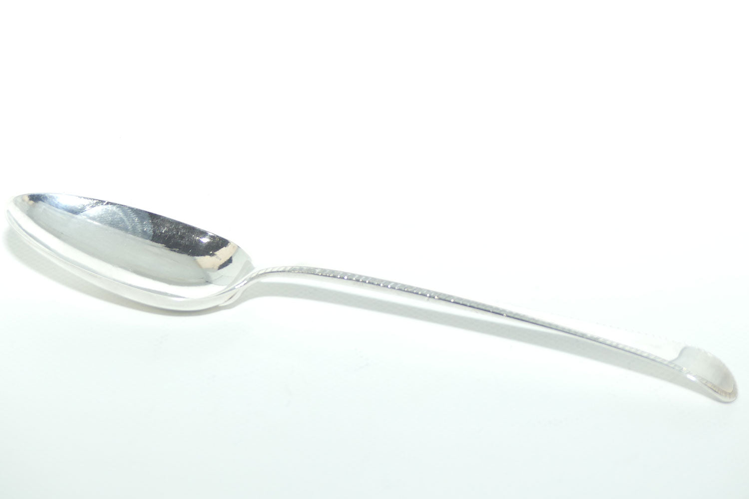 Georgian Sterling Silver Spoon | Old English pattern with Bright Cut edge | London 1770's | Chawner