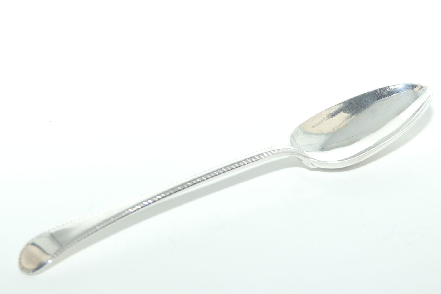 Georgian Sterling Silver Spoon | Old English pattern with Bright Cut edge | London 1770's | Chawner
