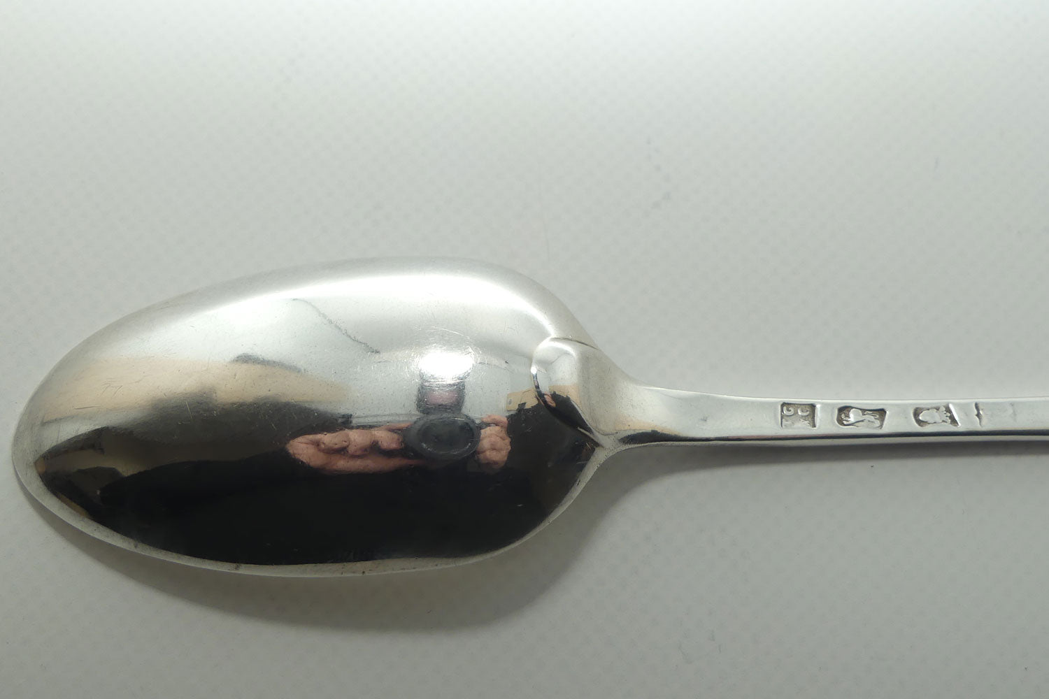 Georgian Sterling Silver Spoon | Old English pattern with Bright Cut edge | London 1770's | Chawner