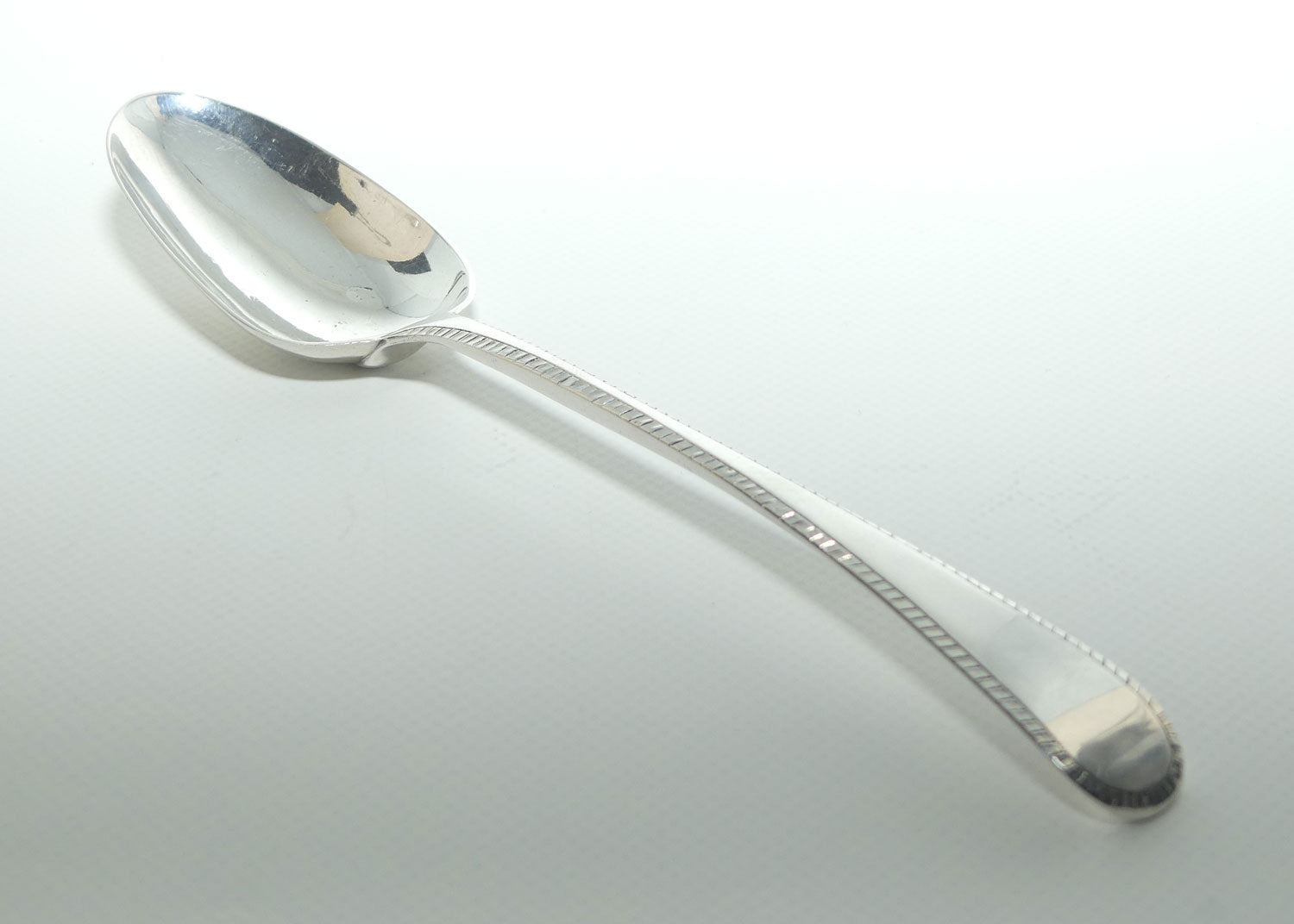 Georgian Sterling Silver Spoon | Old English pattern with Bright Cut edge | London 1778