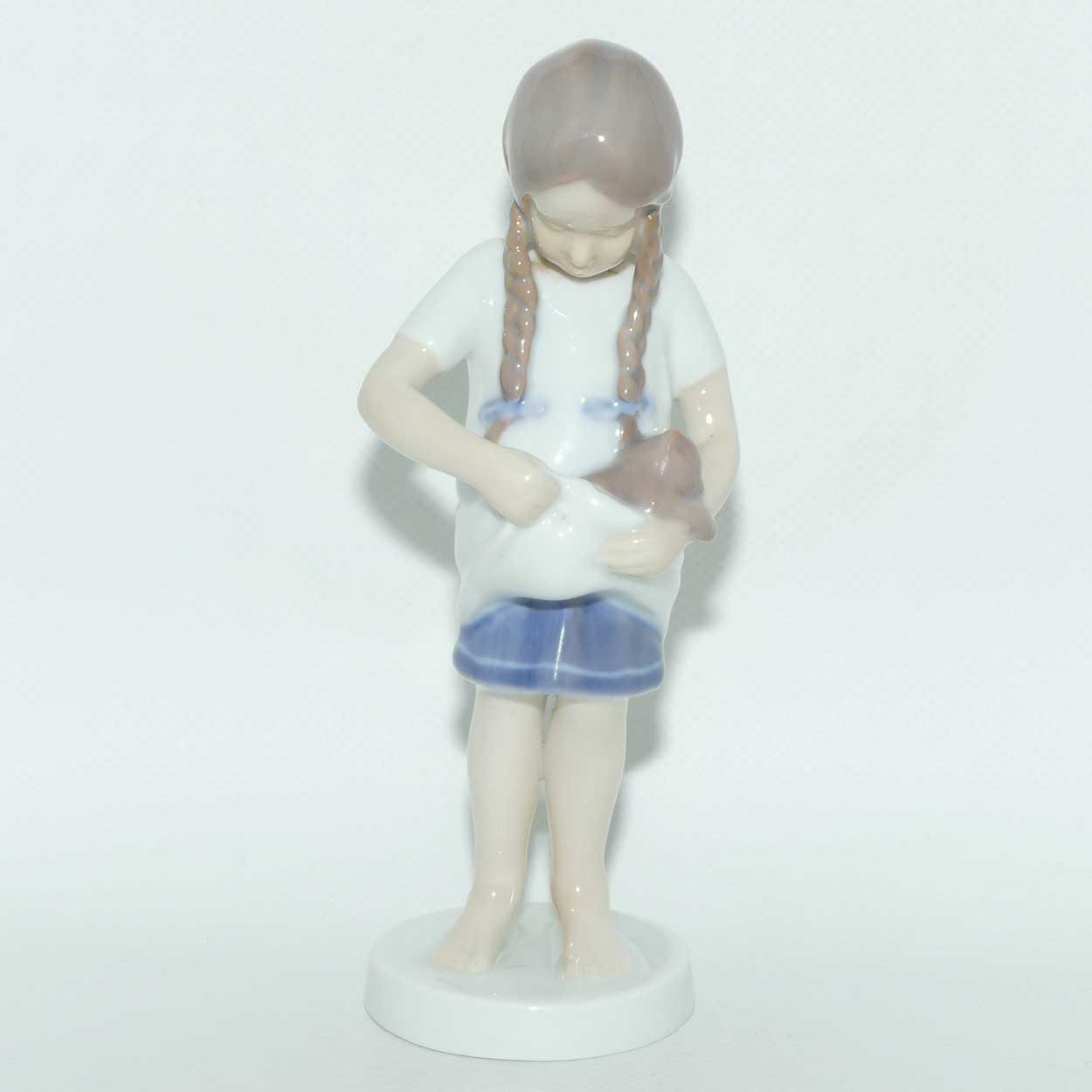 Bing and Grondahl Little Mother | Girl with Cat | #1779