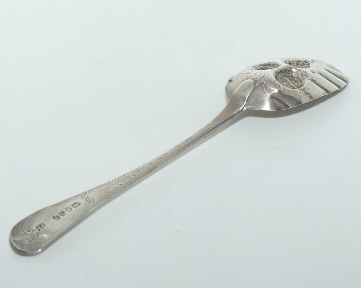 Georgian Sterling Silver Berry Spoon | London 1791 | Smith and Fearn